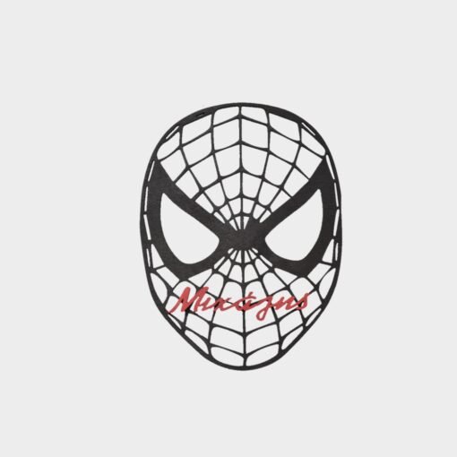 Ξύλινη Πινακίδα για την Πόρτα του Παιδικού Δωματίου με Όνομα Spiderman